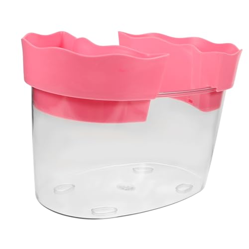 ibasenice Kleines Transparentes Kunststoff Aquarium Für Goldfische Und Schildkröten Desktop Für Partys Pflegeleicht Perfektes von ibasenice