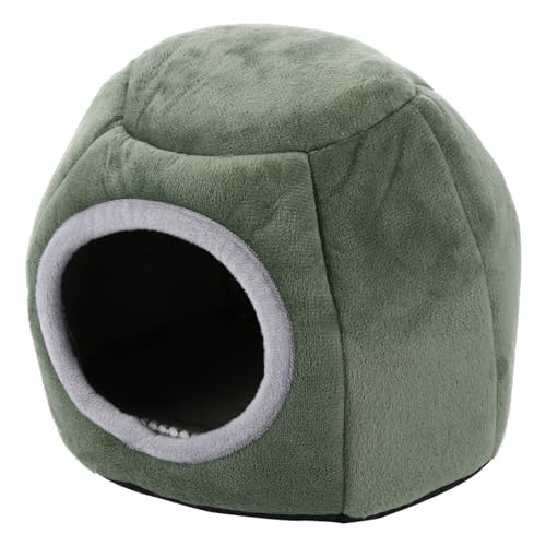 ibasenice Kleintier Kuschelhöhle Winter Höhle für Kleine Haustiere Hamster Igel Schlafhöhle Nest Xs in Dunkelgrün Atmungsaktiv und Sicher für Käfig und Rückzugsort ibasenice Kleintier Kuschelhöhle Winter Höhle für Kleine Haustiere Hamster Igel Schlafhöhle Nest Xs in Dunkelgrün Atmungsaktiv und Sicher für Käfig und Rückzugsort von ibasenice
