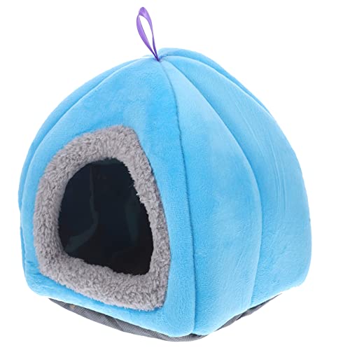ibasenice Kleintier Schlafnest Warmes Winterhaus für Hamster Igel Meerschweinchen Kuschelbett Komfortables Nest für Kleine Haustiere von ibasenice
