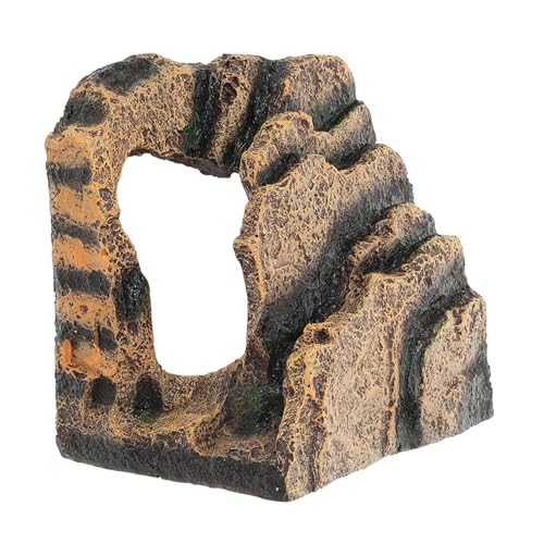 ibasenice Kletterplattformbrücke für Haustierprodukte Reptil Klettern Aufstieg geformt aquariumdekoration Dekorationen für Schildkrötenpanzer Steine für Schildkrötenbecken Harz Coffee ibasenice Kletterplattformbrücke für Haustierprodukte Reptil Klettern Aufstieg geformt aquariumdekoration Dekorationen für Schildkrötenpanzer Steine für Schildkrötenbecken Harz Coffee von ibasenice