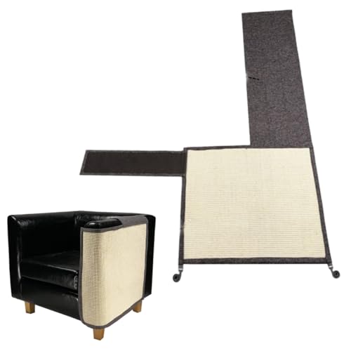 ibasenice Kratzmatte Katze Sisal Sofa Kratzschutz Links Dunkelgrau Langlebiger Möbel Schutz für Katzen Möbel Kratzpad Verhindern Sofa Kratzer Natürlicher Katzenspielzeug ibasenice Kratzmatte Katze Sisal Sofa Kratzschutz Links Dunkelgrau Langlebiger Möbel Schutz für Katzen Möbel Kratzpad Verhindern Sofa Kratzer Natürlicher Katzenspielzeug von ibasenice