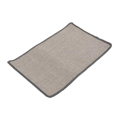 ibasenice Kratzmatte aus Sisal für Katzen Rutschfestes Sofa Pad Langlebiger Kratzschutz und Spielmatte zur Krallenpflege Robustes Katzen Sofa Graues Sisal Kratzpad ibasenice Kratzmatte aus Sisal für Katzen Rutschfestes Sofa Pad Langlebiger Kratzschutz und Spielmatte zur Krallenpflege Robustes Katzen Sofa Graues Sisal Kratzpad von ibasenice