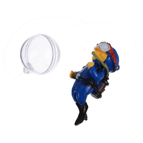 ibasenice Kreative Kleine Taucher Aquarium Dekoration aus PVC Schwimmender Taucher mit Realistischem Design Leicht zu Reinigen Einzigartiges Deko Element für Fischbecken und Aquarienzubehör ibasenice Kreative Kleine Taucher Aquarium Dekoration aus PVC Schwimmender Taucher mit Realistischem Design Leicht zu Reinigen Einzigartiges Deko Element für Fischbecken und Aquarienzubehör von ibasenice
