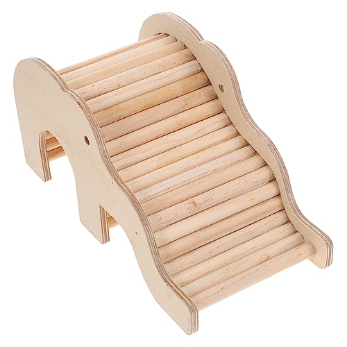 ibasenice Lustiges Hamsterspielzeug aus Holz für Kleintiere Kletterleiter Spielzeug Beiß und Nestspielzeug für Hamster und Chinchillas von ibasenice