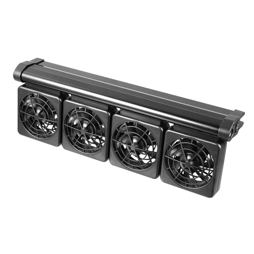 ibasenice Kühlventilator für Aquarien Einstellbares Kühlsystem mit Ventilatoren zur Temperaturregulierung Fischbecken für Süßwasserhaltende Aquarien und Aquarienbesitzer ibasenice Kühlventilator für Aquarien Einstellbares Kühlsystem mit Ventilatoren zur Temperaturregulierung Fischbecken für Süßwasserhaltende Aquarien und Aquarienbesitzer von ibasenice