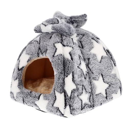 ibasenice Kuscheliges Hamsterhaus für Winter Rattennest aus Hochwertigem Langlebigem Material für Meerschweinchen und Nagetiere mit Weichem Innenfutter für Optimalen ibasenice Kuscheliges Hamsterhaus für Winter Rattennest aus Hochwertigem Langlebigem Material für Meerschweinchen und Nagetiere mit Weichem Innenfutter für Optimalen von ibasenice