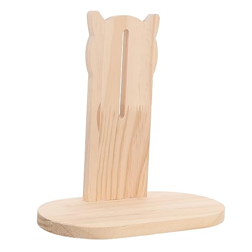 ibasenice Laufrad für Hamster Übung Radständer Haustier Rad klein Spielzeughamster Käfig Hamster hamsterspielzeug Hamster Exercise Rack Radträger Halter für radaufbewahrung hölzern von ibasenice