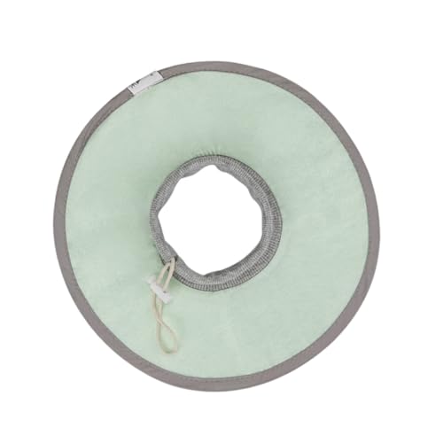 ibasenice Leichter Atmungsaktiver Wasserdichter Weich Verstellbar Schützend gegen Lecken und Kratzen Grün für Postoperativen Heilungsschutz von ibasenice