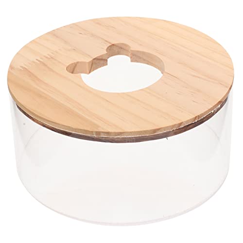 ibasenice Meerschweinchen Badewanne mit Holzdeckel Transparente Hamster Sandbadbox für Kleine Haustiere als Hamster Toilette und Versteck Langlebig und Elegant ibasenice Meerschweinchen Badewanne mit Holzdeckel Transparente Hamster Sandbadbox für Kleine Haustiere als Hamster Toilette und Versteck Langlebig und Elegant von ibasenice