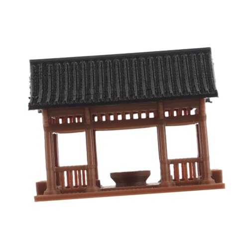 ibasenice Miniatur Chinesischer Pavillon Figur aus Kunststoff Dekoratives Garten Desktop-Ornament Detailliertes Micro-landschaftsmodell für Terrarien Bonsai und Asiatische Mikro-Gestaltung ibasenice Miniatur Chinesischer Pavillon Figur aus Kunststoff Dekoratives Garten Desktop-Ornament Detailliertes Micro-landschaftsmodell für Terrarien Bonsai und Asiatische Mikro-Gestaltung von ibasenice