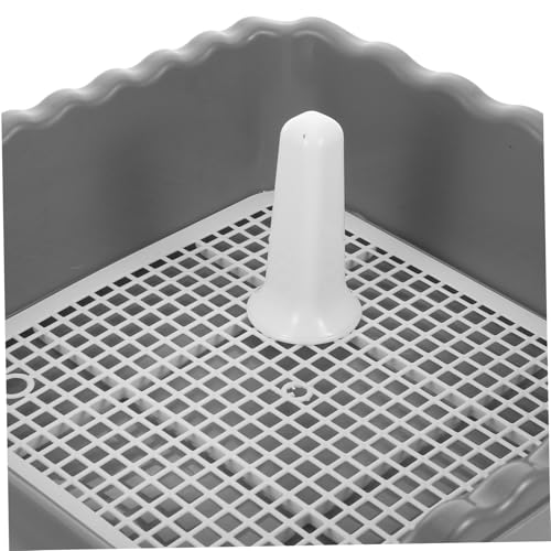 ibasenice Mittelgroße Hundetoilette Hunde Toilettenhund Töpfchen Hunde Toilette Haustier Müll Pfanne Pee -Pad -Halter von Mesh Welpen Innenpee -Pad -Tablett Toilette für Hund Plastik Grau ibasenice Mittelgroße Hundetoilette Hunde Toilettenhund Töpfchen Hunde Toilette Haustier Müll Pfanne Pee -Pad -Halter von Mesh Welpen Innenpee -Pad -Tablett Toilette für Hund Plastik Grau von ibasenice