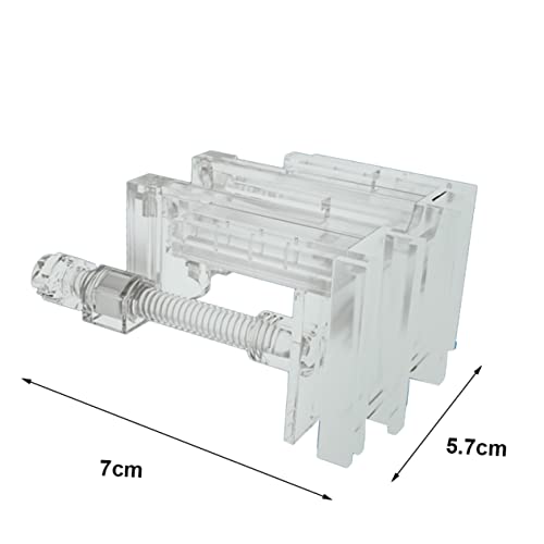 ibasenice Multifunktionaler Acrylhalter für Filtereinlass und Auslass Transparenter Aquarium Wasserrohr Klemmclip Halter für Fischbecken und Filtersysteme Platzsparend und Langlebig von ibasenice
