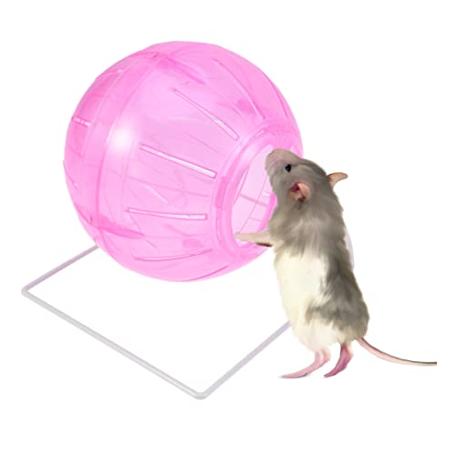 ibasenice Multifunktionaler Hamster Laufball mit Gymnastikball für Kleine für Hamster Rennmäuse und Sicheres und Bewegung Fördern von ibasenice