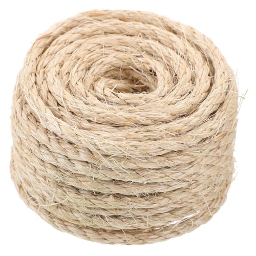 ibasenice Natürliches Sisal Seil Verschleißfestes Hanfseil für Katzenspielzeug Kratzstamm Ersatz Flexibel Zuschneidbar für DIY Katzenkratzbaum Reparatur und Dekoration ibasenice Natürliches Sisal Seil Verschleißfestes Hanfseil für Katzenspielzeug Kratzstamm Ersatz Flexibel Zuschneidbar für DIY Katzenkratzbaum Reparatur und Dekoration von ibasenice