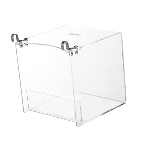 ibasenice Papagei Badewanne Süße Vogeltränke Für Den Käfig Hängend Badewanne Zubehör Vogelzubehör Haustier Papageien Badewanne Papagei Duschwanne Tief Papageienbad Acryl Transparent von ibasenice