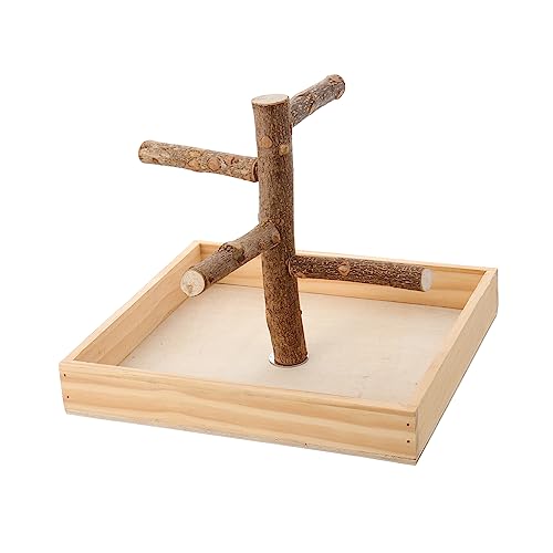 ibasenice Papagei Spielstand für Vögel Kletter und Aktivitätsstation für Wellensittiche Nymphensittiche und Andere Kleine Vögel Sicheres Balance und Koordination von ibasenice