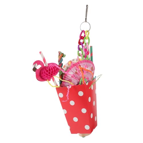ibasenice Papageien Kauspielzeug Hängend Buntes Eiscreme Snack Für Wellensittiche Sittiche Kleine Vögel Parrot Foraging Toy von ibasenice