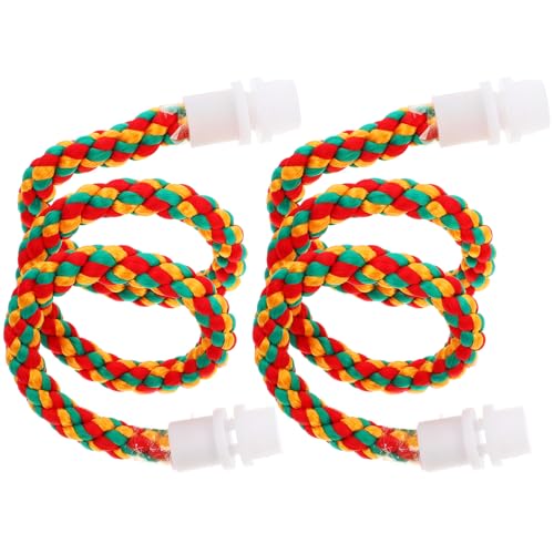 ibasenice Papageien -Swing -Set 2Pcs Bungee Bird Barch Und Kauseil Langlebige Käfigzubehör Zum Klettern Spielen Und Training Spaß Für Kleine Bis Mittlere Vögel ibasenice Papageien -Swing -Set 2Pcs Bungee Bird Barch Und Kauseil Langlebige Käfigzubehör Zum Klettern Spielen Und Training Spaß Für Kleine Bis Mittlere Vögel von ibasenice