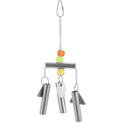 ibasenice Papageien mit Metallglocke Vogelspielzeug für Käfige Langlebig und Sicher für Papageien und Vögel Fördert Spiel und Entspannung ibasenice Papageien mit Metallglocke Vogelspielzeug für Käfige Langlebig und Sicher für Papageien und Vögel Fördert Spiel und Entspannung von ibasenice