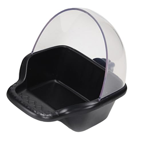 ibasenice Papageienfutterbox Badewanne Vogelkäfig Vogelbedarf Vogelnäpfe Für Den Käfig Papageienfutter Organizer Vogelfutterschale Vogelfutternapf Papageienfutterbehälter von ibasenice
