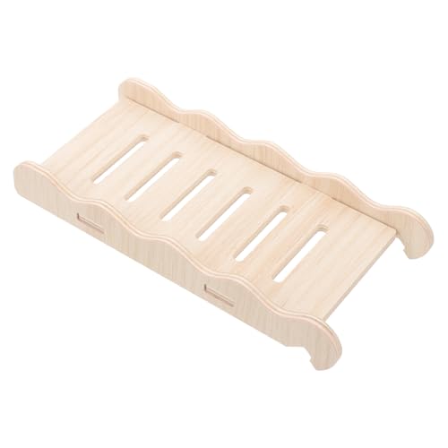 ibasenice Hamster Käfigleiter Spielzeug Aus Holz Kletterspielzeug Für Meerschweinchen Chinchillas Zwerghamster 17cm Langlebig Leicht Zu Installieren Haustier Spielplatz Fördert Balance von ibasenice