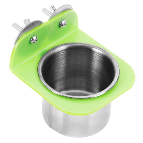 ibasenice Parrot Food Container aus und Abnehmbarer Futternapf für Vogelkäfig Großer Futterbecher mit Stabiler Konstruktion Waschbar und Wiederverwendbar für Saubere Fütterung im Käfig von ibasenice