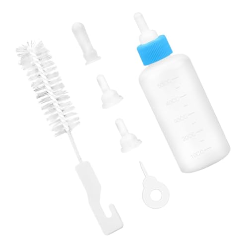 ibasenice Pet-Flasche Welpenflaschen Zum Stillen Kätzchenflaschen Haustier-silikonflasche Milchspender Für Katzen Welpen- -Feeder Pflegebedarf Für Hunde Das Haustier Blue von ibasenice