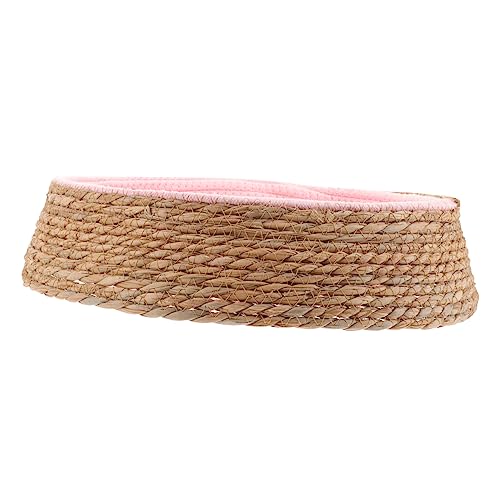 ibasenice Pet Nest aus Rattan Bequemes Hundebett für Katzen und Hunde Handgefertigt Waschbar Geeignet für Innenräume Rosa Kleine Langlebig und Pflegeleicht ibasenice Pet Nest aus Rattan Bequemes Hundebett für Katzen und Hunde Handgefertigt Waschbar Geeignet für Innenräume Rosa Kleine Langlebig und Pflegeleicht von ibasenice