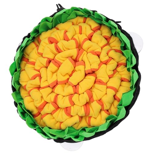 ibasenice Pet Sniffing Pad Haustier Hund für Puzzle lecken Essen Unterlage Ausbildung schnuppern Welpen Schnüffelmatte langsam Interactive Toys for Dogs Polarfleece von ibasenice