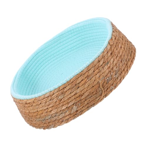 ibasenice Pet Wicker Sleeping Bed für Hunde und Katzen Atmungsaktive Runde Matte aus Naturweide Langlebiges Haustierbett für Kleinen und Einfache Grün Klein ibasenice Pet Wicker Sleeping Bed für Hunde und Katzen Atmungsaktive Runde Matte aus Naturweide Langlebiges Haustierbett für Kleinen und Einfache Grün Klein von ibasenice