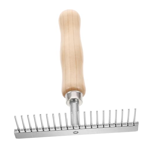 ibasenice Pferdepflegebürste mit Holzgriff für Effektives Entwirren und Entfernen von Haar Langlebiges Ergonomisches Grooming Tool für Pferde und Haustiere ibasenice Pferdepflegebürste mit Holzgriff für Effektives Entwirren und Entfernen von Haar Langlebiges Ergonomisches Grooming Tool für Pferde und Haustiere von ibasenice