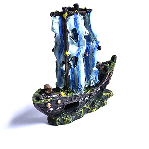 ibasenice Piratenschiff-Ornamente Aquarienschmuck Groß Fisch Thematisiert Dekorationen Für Aquarienboote Aquarium Schiffsverzierung Aquarium-segelboot Landschaftsbau Blue ibasenice Piratenschiff-Ornamente Aquarienschmuck Groß Fisch Thematisiert Dekorationen Für Aquarienboote Aquarium Schiffsverzierung Aquarium-segelboot Landschaftsbau Blue von ibasenice