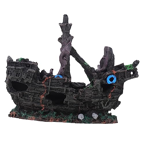 ibasenice Piratenschifflandschaft Boot Aquarium Schwebend Fisch Künstlich Zubehör Für Aquarien Aquarienverzierung Harz ibasenice Piratenschifflandschaft Boot Aquarium Schwebend Fisch Künstlich Zubehör Für Aquarien Aquarienverzierung Harz von ibasenice