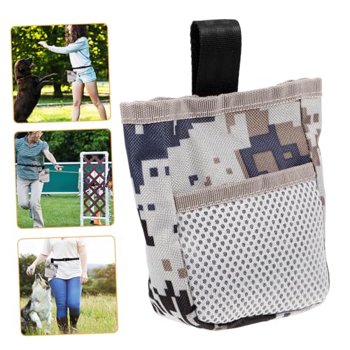 ibasenice Praktische Hundetasche Für Snacks Outdoor Leckerlitasche Für Hundetraining Gassigehen Und Welpen Verstellbarer Gürtel Farbige Futtertasche Für Hundeleckerlis von ibasenice