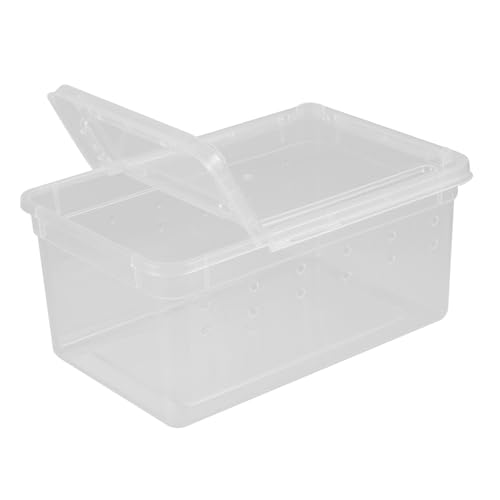 ibasenice Wiederverwendbare Reptilien Aufzuchtbox Für Kleine Haustiere Praktisches Terrarium Aus Kunststoff Für Eidechsen Spinnen Frösche Und Andere Kompakte Fütterungsbox Mit ibasenice Wiederverwendbare Reptilien Aufzuchtbox Für Kleine Haustiere Praktisches Terrarium Aus Kunststoff Für Eidechsen Spinnen Frösche Und Andere Kompakte Fütterungsbox Mit von ibasenice