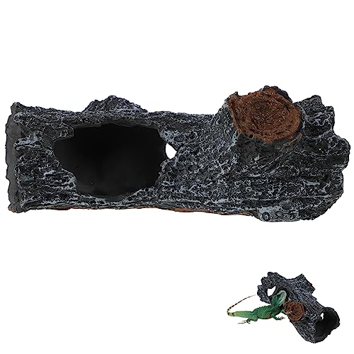 ibasenice Reptilienhöhle aus Widerstandsfähigem Harz Dekorative Versteckmöglichkeit für Reptilien für Terrarien und Aquarien mit Lebensechten Details und Natürlichem ibasenice Reptilienhöhle aus Widerstandsfähigem Harz Dekorative Versteckmöglichkeit für Reptilien für Terrarien und Aquarien mit Lebensechten Details und Natürlichem von ibasenice