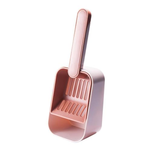ibasenice Schaufel Für Katzenstreu Drinnen Schaufel Der Katzentoilette Scoop Müllschaufel Katzenstreu Schaufel Katzenstreu-entferner Pet Sieb Schaufel Katzenschaufel Rostfrei Wurf Rot PVC von ibasenice
