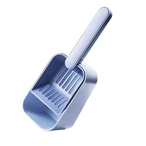 ibasenice Schaufel Für Katzenstreu Scoop Katzenstreuschaufel Mit Langem Griff Drinnen Siebschaufel Leicht Rostfrei Katze Liter Haustier Schaufeln Für Katzenstreu Sichtung Wurf PVC Blue von ibasenice