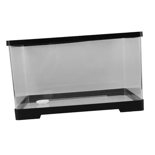 ibasenice Schildkrötenbecken Bettaquarium Für Den Haushalt Fischbecken Klein Mehrzwecktank Aquarium Für Betta-Fische Multifunktions-Aquarium Betta-Tank Für Zu Hause Acryl Transparent von ibasenice