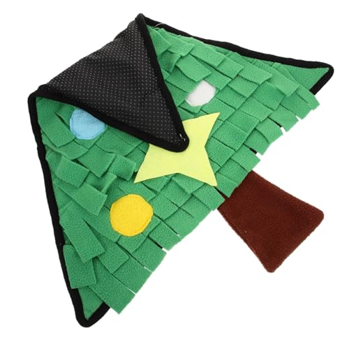 ibasenice Schnüffelmatte Für Weihnachts Puzzle Matte Zur Futtersuche rutschfest Aus Flusenmaterial Interaktives Für Gesunde Und Beschäftigung von ibasenice