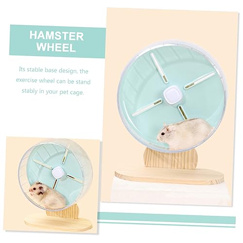 ibasenice Silent Hamster Laufrad mit Holzhalterung Geräuscharmes Nager Laufrad für Hamster Zwerghamster Rennmäuse Chinchillas und Igel Gesundes Bewegungsspielzeug für Kleintiere ibasenice Silent Hamster Laufrad mit Holzhalterung Geräuscharmes Nager Laufrad für Hamster Zwerghamster Rennmäuse Chinchillas und Igel Gesundes Bewegungsspielzeug für Kleintiere von ibasenice