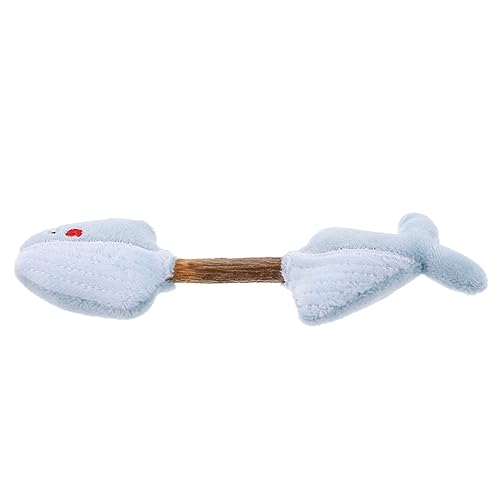 ibasenice Silvervine Katzenspielzeug mit Plüschfigur Interaktiver Katzenangel für Kätzchen Natürlicher Silvervine Stick zur Beschäftigung und Spielspaß Geeignet für Indoor Katzen Fördert von ibasenice