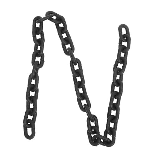 ibasenice Simulierte Eisenkette Dekoration Klobige Kostümkette Plastikkette Halloween Requisiten Gefälschte Kette Hundeketten Interessante Hundekette Halloween Türzugkette von ibasenice
