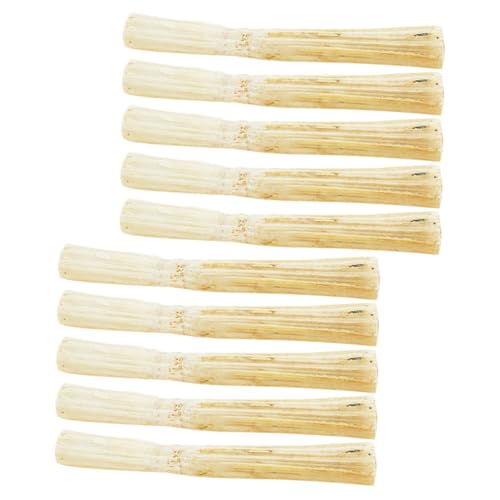 ibasenice Süße natürliche Kau-Sticks für Kaninchen Hamster Chinchillas Kleine Nager Ergonomisch Geformte Kau-spielzeuge zur Zahnpflege und Beschäftigung Kleiner Haustiere von ibasenice