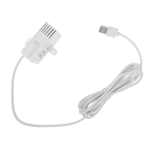 ibasenice Katzen Wasserbrunnenpumpe USB Betrieben Geräuschlos Kompakt Ersatzteile für Haustiere Leise Wasserpumpe für Katzentrinkbrunnen von ibasenice