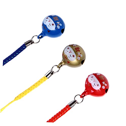 ibasenice Teiliges Kupfer Glocke Winkekatze Handyanhänger Langlebige Glückskatze Charms für Handy Tasche und Dekoration Leichte Kompakte Pendants Blau Rot und Gold ibasenice Teiliges Kupfer Glocke Winkekatze Handyanhänger Langlebige Glückskatze Charms für Handy Tasche und Dekoration Leichte Kompakte Pendants Blau Rot und Gold von ibasenice