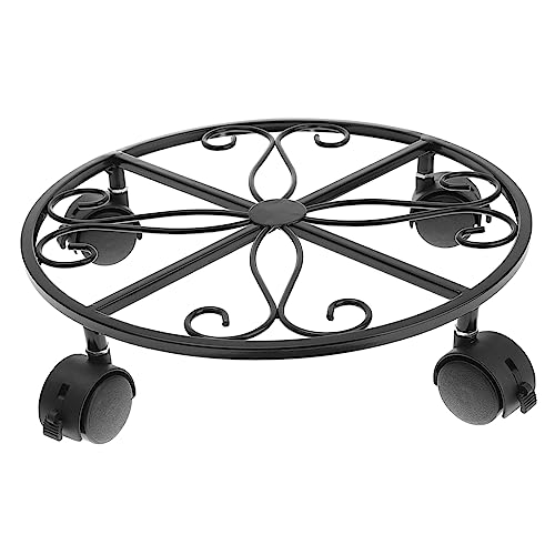 ibasenice Teppichtopfregal Stützgestell Für Pflanzgefäße Für Den Garten Bewegliches Blumentopfregal Rollbarer Blumentopfhalter Metallblumenhalterständer Black Eisen ibasenice Teppichtopfregal Stützgestell Für Pflanzgefäße Für Den Garten Bewegliches Blumentopfregal Rollbarer Blumentopfhalter Metallblumenhalterständer Black Eisen von ibasenice