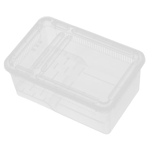 ibasenice Tragbare Transparente Reptilien Box aus Robustem Kunststoff mit Atmungsaktivem Belüftungsloch als Insekten Futterbehälter für Spinnen Eidechsen und Aufzucht von Reptilien ibasenice Tragbare Transparente Reptilien Box aus Robustem Kunststoff mit Atmungsaktivem Belüftungsloch als Insekten Futterbehälter für Spinnen Eidechsen und Aufzucht von Reptilien von ibasenice