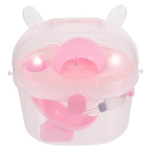 ibasenice Tragbarer Hamsterkäfig aus Kunststoff Kleintier Transportbox für Sichere Reisen mit Ihrem Haustier für Camping Sightseeing und Ausflüge mit Bewegen Transparent ibasenice Tragbarer Hamsterkäfig aus Kunststoff Kleintier Transportbox für Sichere Reisen mit Ihrem Haustier für Camping Sightseeing und Ausflüge mit Bewegen Transparent von ibasenice