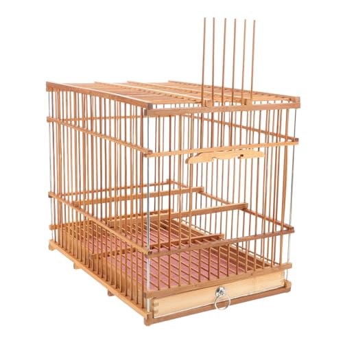 ibasenice Tragbarer Vogelkäfig für Vögel und Handlich für Reisen oder Outdoor Aktivitäten Kunstvolles und Design für Sittiche Kanarienvögel und Papageien ibasenice Tragbarer Vogelkäfig für Vögel und Handlich für Reisen oder Outdoor Aktivitäten Kunstvolles und Design für Sittiche Kanarienvögel und Papageien von ibasenice